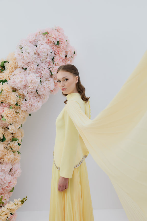 Aveline Abiye Sarı - Görsel 6