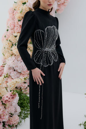Nursema Abiye Siyah - Görsel 4