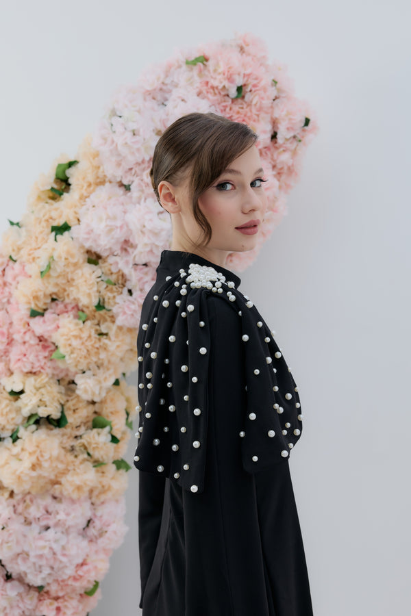 Pearl Abiye Siyah - Görsel 6
