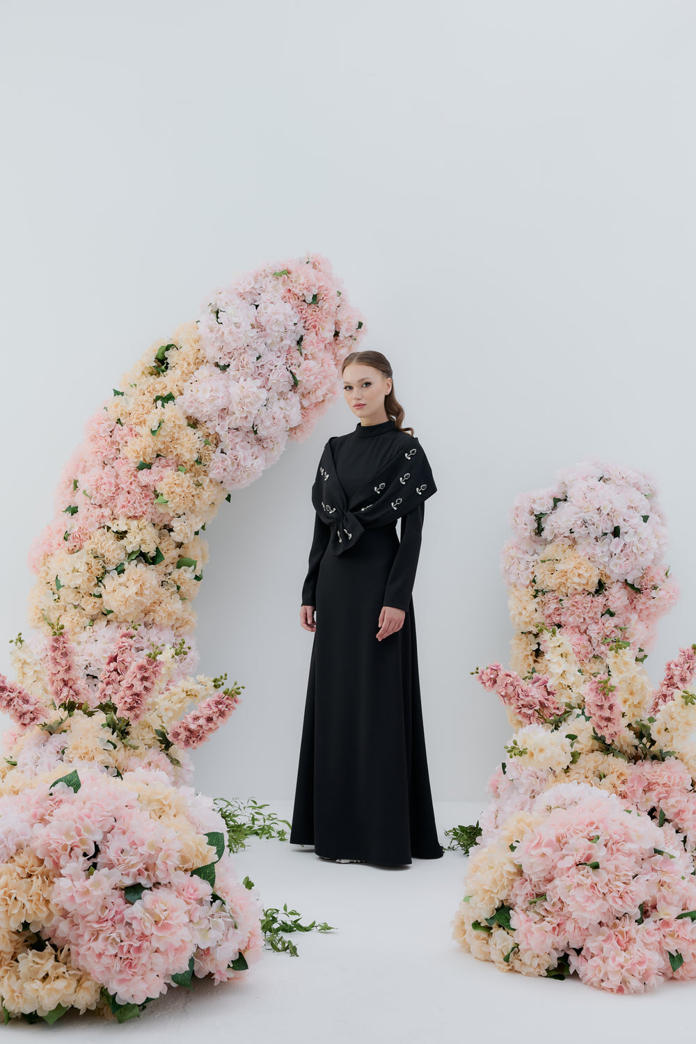Peonia Abiye Siyah - Görsel 1