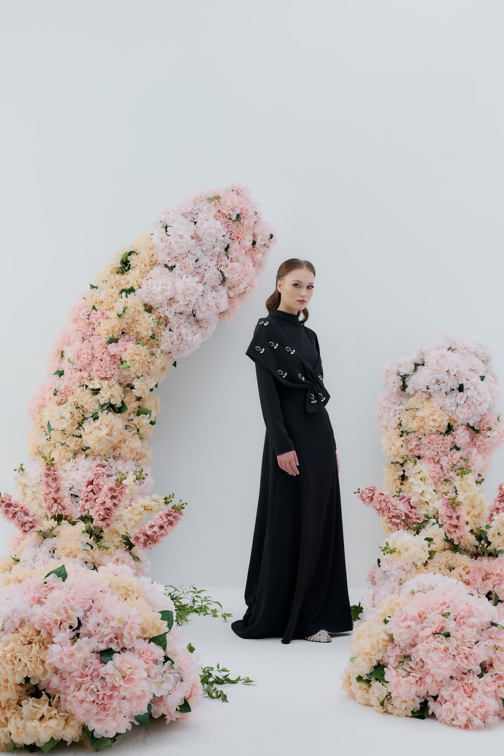 Peonia Abiye Siyah - Görsel 1