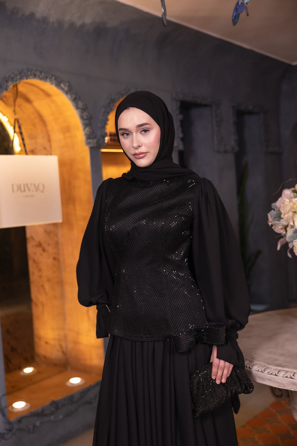 Sahra Abiye Siyah - Görsel 6